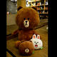 iloop-line A-Lin同款布朗熊公仔布娃娃可妮兔毛绒玩具生日礼物女 布朗熊