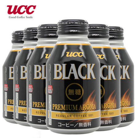 内瑞雅 UCC(悠诗诗)清咖啡饮料275克X6瓶(无糖黑咖啡)图片