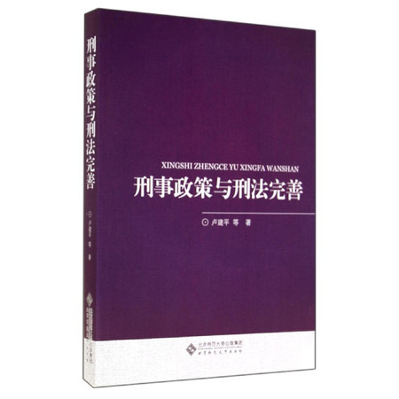 刑事政策与刑法完善图片