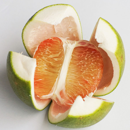 品味南亚二级红心柚６个装图片