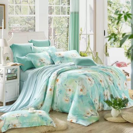 星澜家纺天丝床品四件套床上用品 丝滑舒适 多款花色图片