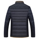 曼萨伦冬季新款男士时尚休闲加厚立领修身保暖商务羽绒服促销A015