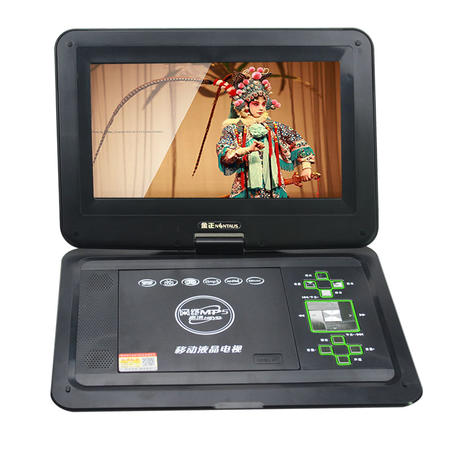 金正移动DVD 6012 便携式影碟机12.1寸屏幕带电视高清播放机支持3D游戏3合1读卡图片