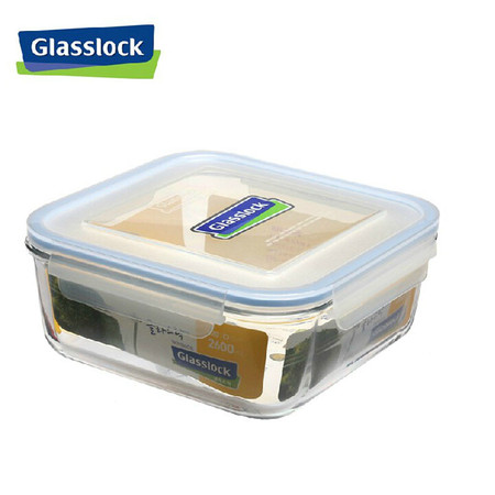 GlassLock/三光云彩韩国进口玻璃微波保鲜盒饭盒MCSB-260 2600ml保鲜盒