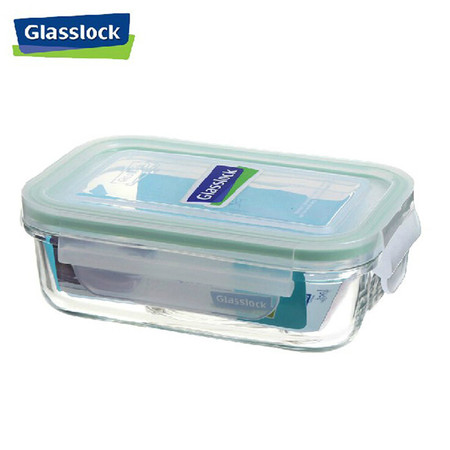 GlassLock/三光云彩 715ml钢化耐热玻璃保鲜盒RP521
