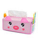 开馨宝可爱动物长形纸巾盒/纸巾抽-粉猪（K8220）XP3403