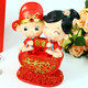 普润 中国风婚庆摆件树脂人偶摆件情人节礼物 天长地久