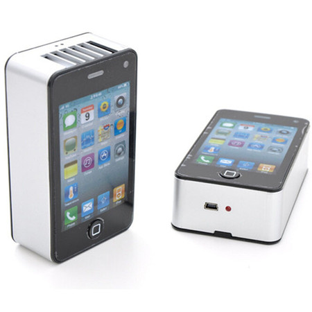 耀点100 苹果掌上空调 迷你风扇 配USB线白色XT1302