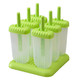 创意自制雪糕棒冰模-绿色 方形（6个装）KC4101