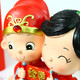普润 中国风婚庆摆件树脂人偶摆件情人节礼物 天长地久