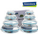 Glasslock三光云彩玻璃扣盘子 礼盒装GL101-8 八件套
