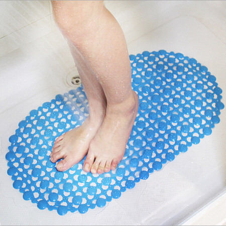 普润 卫生间地垫吸盘防滑垫浴室垫洗澡间垫PVC防滑垫 款式颜色随机。