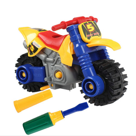 普润 沃孚876拆装摩托车 组装 拼装 益智玩具 儿童玩具 。图片