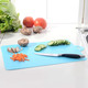 普润 水果砧板厨房切菜案板 分类料理可弯曲悬挂 无菌菜板可弯曲菜板 颜色随机