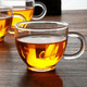 四只装耐热花茶杯手工吹制玻璃小水杯150ml品茗茶杯花茶壶配套品茗杯