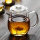 玻璃茶壶500ML企鹅壶+2个品茗杯家用全玻璃泡茶壶茶具冲茶器大号企鹅壶500ml花茶壶茶具