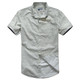【夏装新品】Tonyjeans汤尼俊士男士潮流几何短袖衬衫1320523C