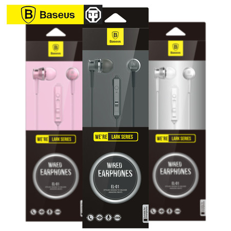 BASEUS/倍思 郦音苹果安卓mp3入耳式耳机重低音线控耳塞带麦耳机