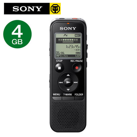 Sony索尼录音笔ICD-PX440 4G专业高清远距降噪正品国行学习MP3