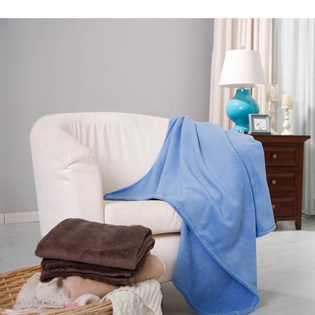 凯诗风尚 法兰绒珊瑚绒毯子 空调毯 午睡毯 汽车毯 颜色随机100*120图片