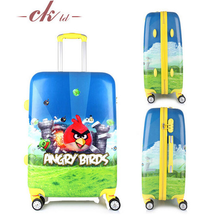 乔顺达 韩版时尚旅行箱 万向轮行李箱拉杆箱 卡通愤怒小鸟20寸 QSD002图片