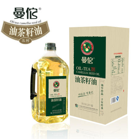  曼佗茶油 有机认证  PET瓶 非转基因 茶油山茶油食用油 2L单瓶装
