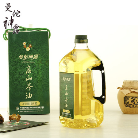 曼佗神露山茶油 食用油 非转基因茶油 2L单瓶油装