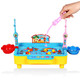 电动磁性钓鱼玩具3-6岁小猫钓鱼小孩玩具带音乐灯光益智儿童玩具1567  TL