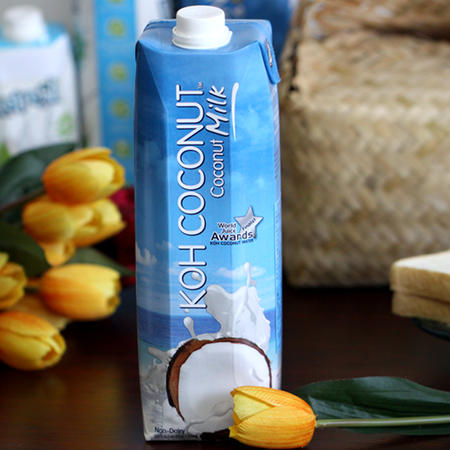 KOH COCONUT/酷椰屿椰奶 泰国进口 椰汁饮料1000ml/盒图片