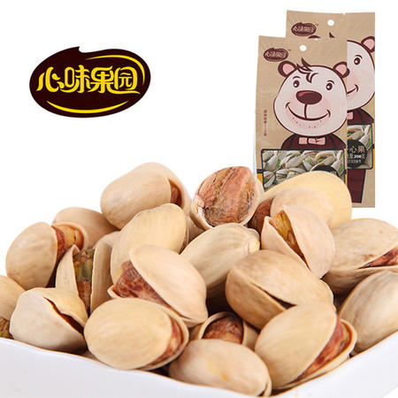 【心味果园】开心果200gx2袋特惠坚果花生瓜子豆类系列休闲食品零食图片