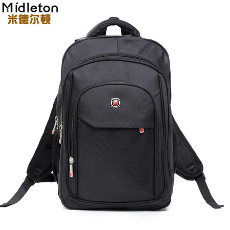 米德尔顿双肩旅行电脑背包男包休闲书包大中学生双肩包女韩版潮包图片