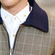 mssefn2014秋冬新款巴黎高端系格子撞色领男士韩版修身时尚夹克外套1901-JK72