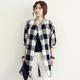 Mssefn2014秋冬季新款韩版女装格子外套女装 8528   Y43