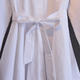 mssefn2015夏季女裝新款纯白色短裙单排扣衬衫式大裙摆收腰显瘦连衣裙F002