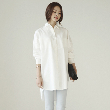 mssefn2015春季新款女士韩版潮流长款衬衫8309A-C676图片