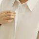Mssefn2015春季韩国女装新品春秋装纯棉宽松大码白色衬衫女打底衫女衬衣4222