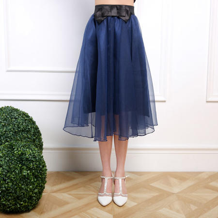 Mssefn2015新品欧美时尚麻纱半身裙QAYUMEI139图片