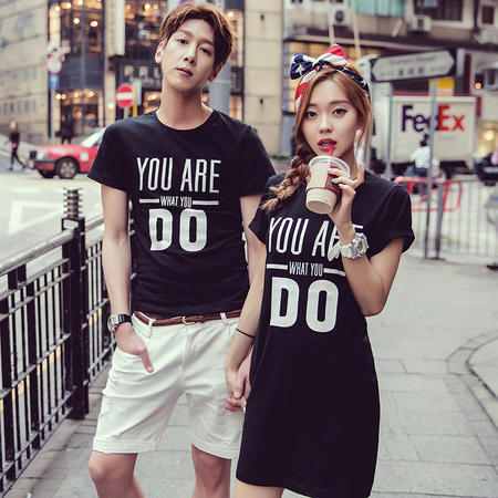 Mssefn2015夏装新款韩国情侣装 印花短袖T恤A01图片
