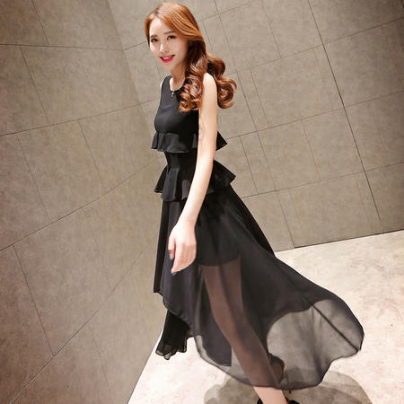 Mssefn2015新款女装韩版时尚超美雪纺连衣裙QYXCMZ881图片
