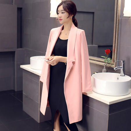 mssefn2015秋冬季新款韩版中长款风衣外套Y562P115图片