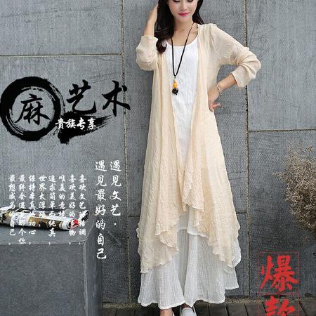 MSSEFN秋季棉麻连衣裙两件套A026P135图片