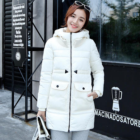 Mssefn2015冬季时尚新款韩版女装冬装新品中长款女士棉衣外套YS203图片