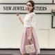 MSSEFN夏季韩版新品淑女气质短袖蕾丝衫刺绣半身裙两件套