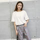 MSSEFN夏季新款个性小口袋印花设计韩版女士短袖T恤