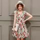MSSEFN夏季新款女装韩版显瘦连衣裙花色条纹裙子