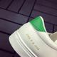 MSSEFN 明星同款小白鞋春夏季男鞋透气绿后跟经典款白色板鞋