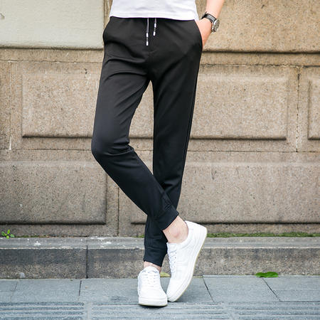 MSSEFN2016新款青年修身纯色大码休闲男长裤图片