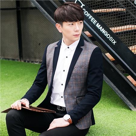 mssefn2016秋季新款男士韩版单西外套休闲小西服图片
