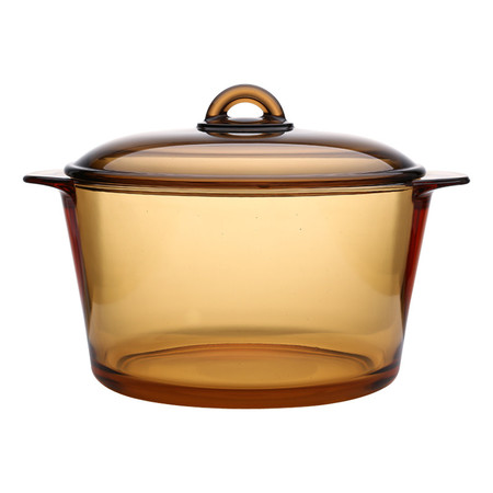 乐美雅（Luminarc）法国进口琥珀锅玻璃锅直烧锅汤锅耐高温3L图片