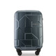 Samsonite/新秀丽万向轮商务拉杆箱时尚几何亮面行李箱可登机密码锁旅行箱I60炭灰色20英寸